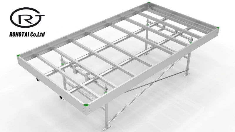 Greenhouse Seeding Table/Hydroponics Ebb and Flow Rolling Bench Tray Table